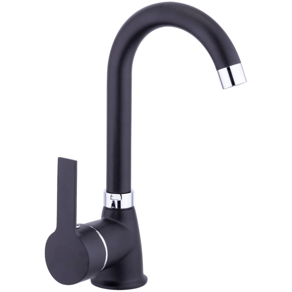 SİYAH DELTA LAVABO BATARYASI
