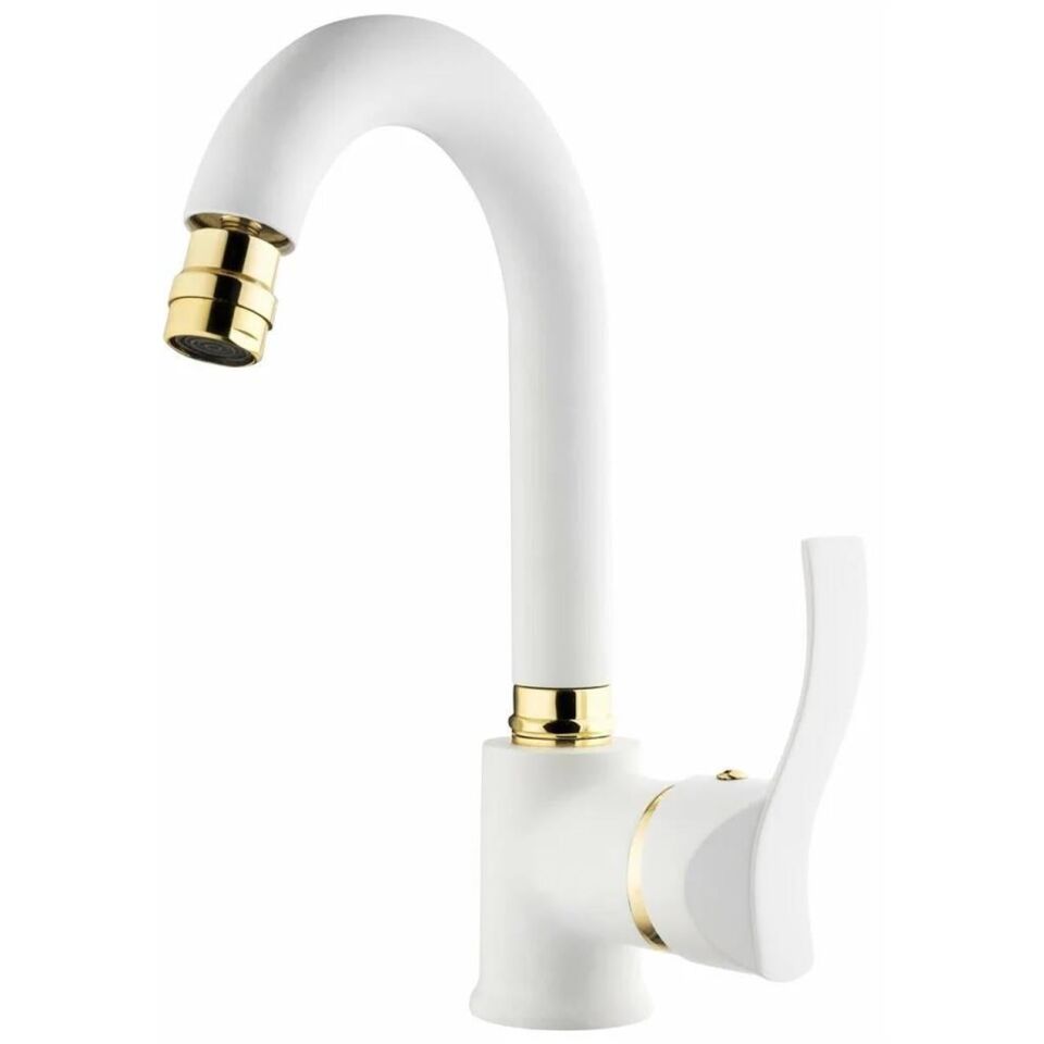 LORA BEYAZ İNCİ KUĞU LAVABO BATARYASI