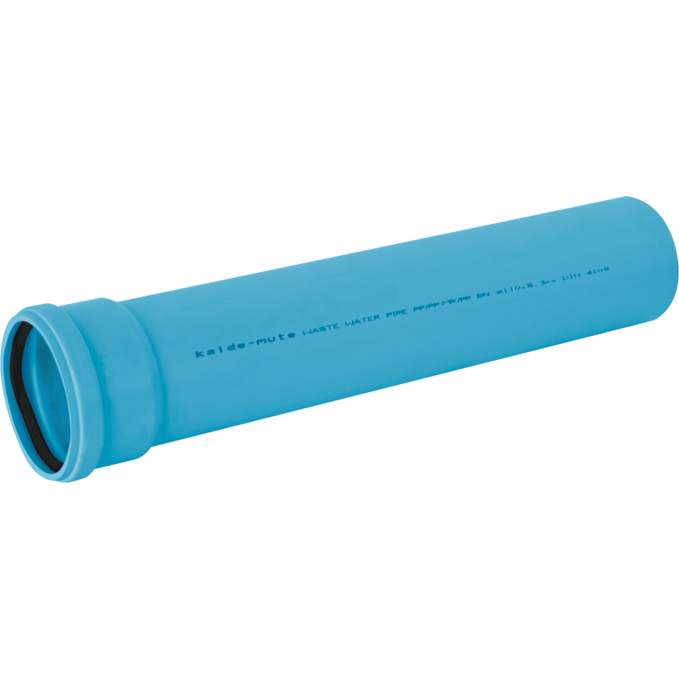 110x500 Mute 3K Boru Mavi-Muflu