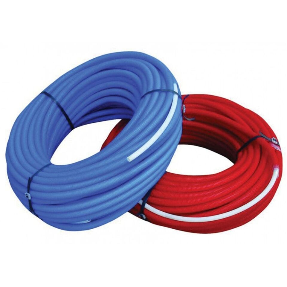 PE-RT ø16x2mm BoruMaviSpiral-Kalde 100 mt