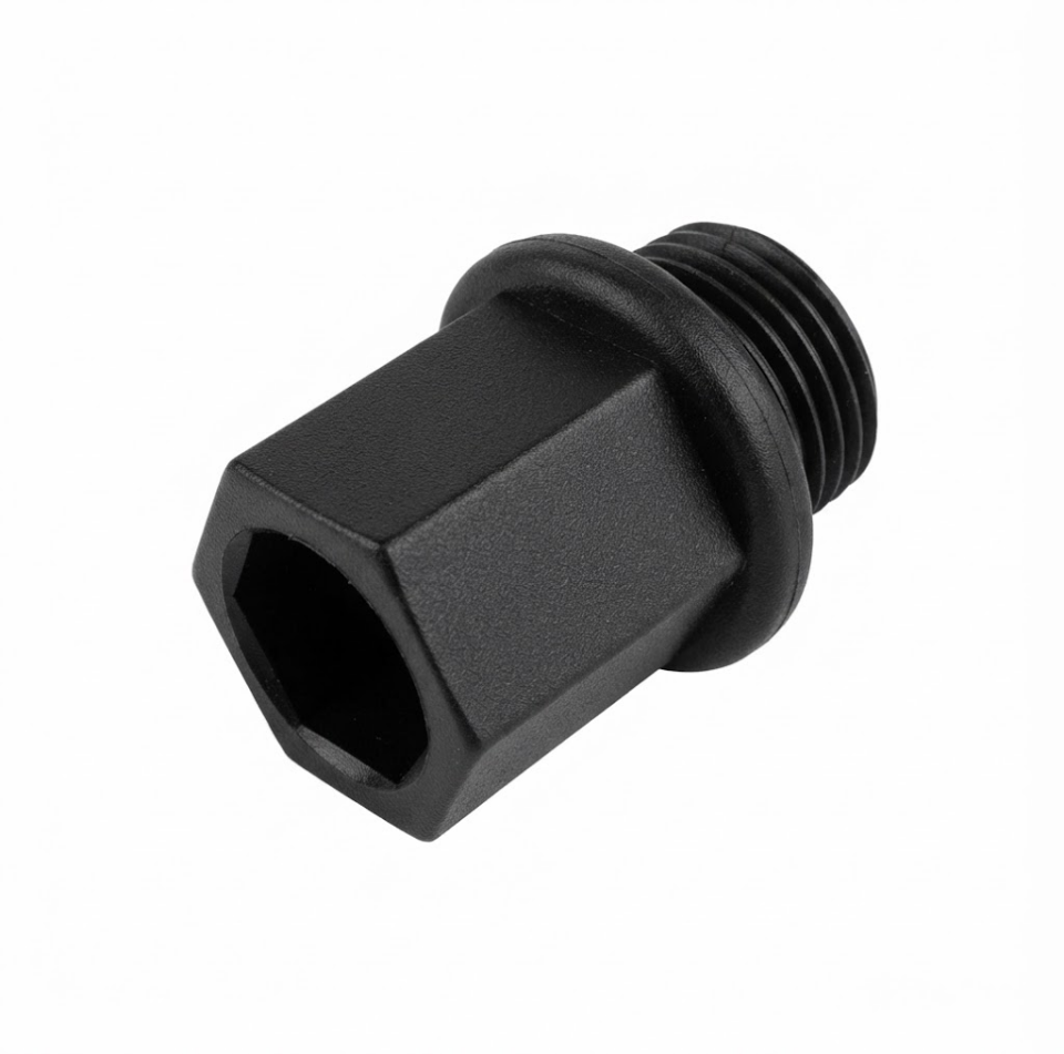 Kör Tapa  Ø32x1'' ''PP'' -siyah
