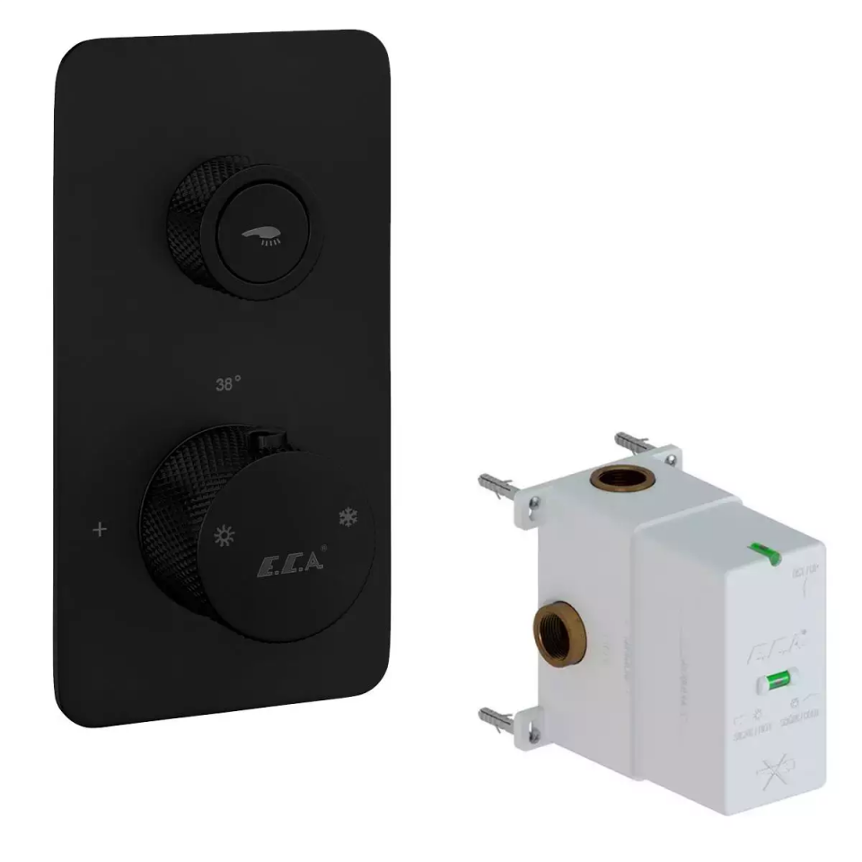 LİFE ON-OFF BUTONLU TERMOSTATİK ANKASTRE DUŞ BATARYASI