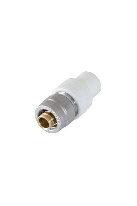 Kuyr.Erkek  Nipel Ø20x1/2-16 Pex Bağlantı- Beyaz