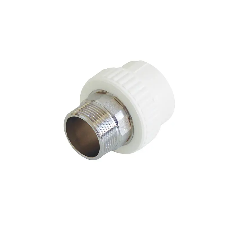Erkek  Nipel Ø75x21/2'' ''PP'' Altı Köşe - beyaz