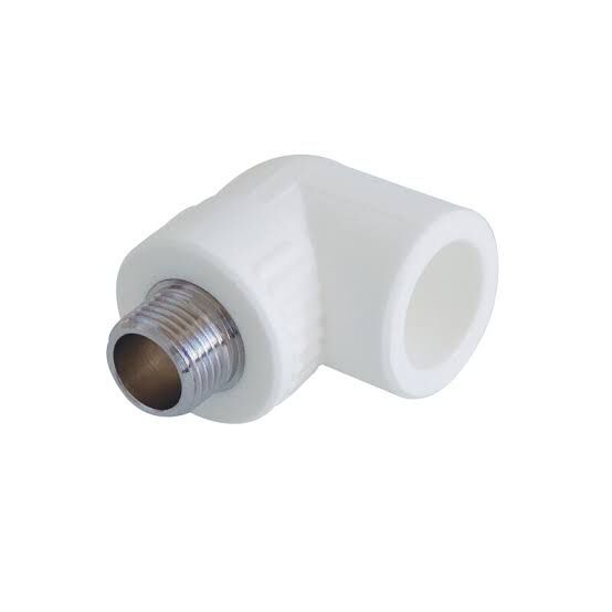 Erkek Dirsek Ø25x1/2'' ''PP'' -beyaz