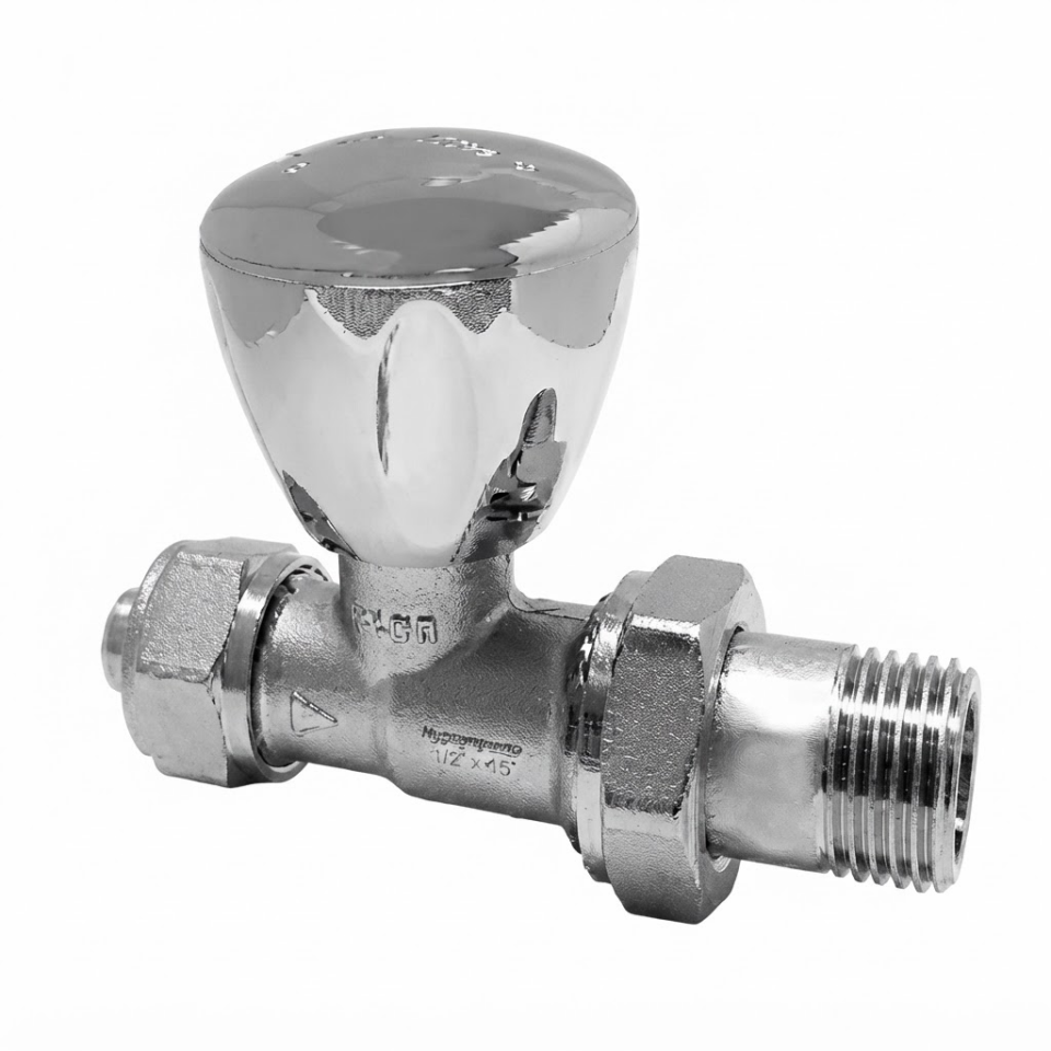 RADYATOR VALFI PEX DUZ 1/2 RV3 KROM