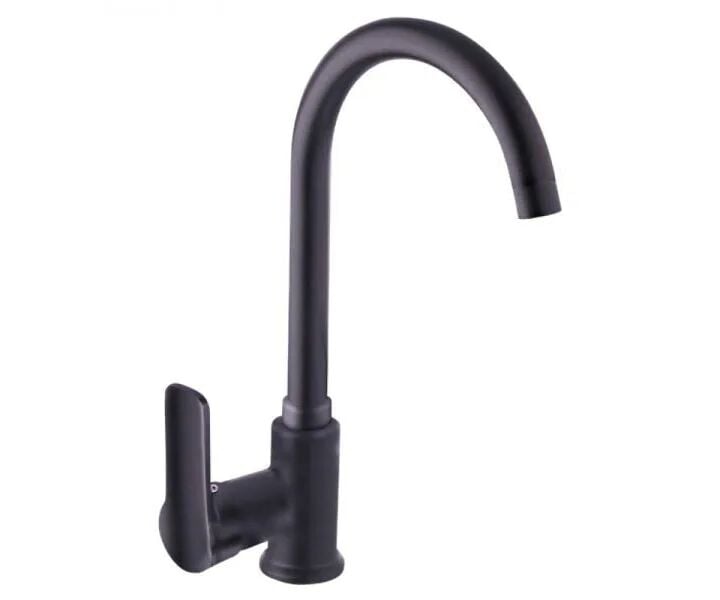 TALES FULL BLACK KUĞU LAVABO BATARYASI