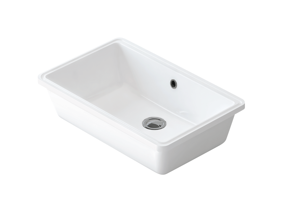 HİLTON DİKDÖRTGEN TEZGAH ALTI LAVABO (36X53)