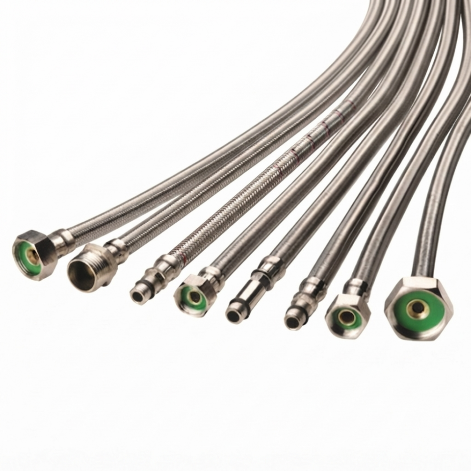 E 3/8-3/8 40 CM ÇELİK BAĞLANTI FLEXİ