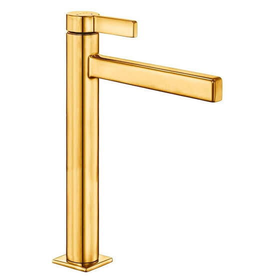 LİFE YÜKSEK TİP LAVABO BATARYASI ALTIN GÖRÜNÜMLÜ