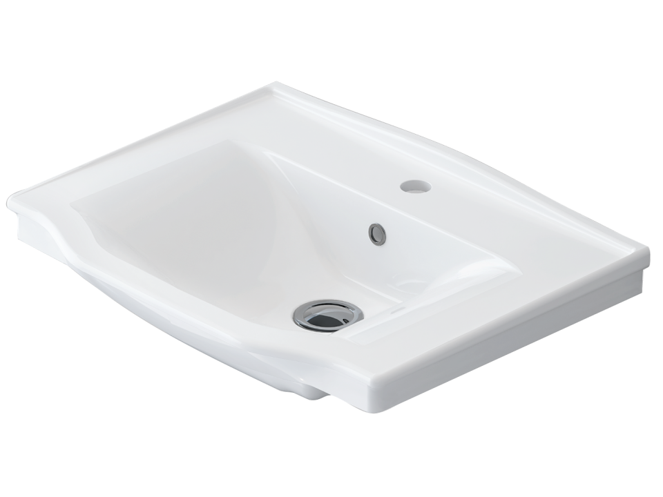 NEO CLASSIC TEZGAH ÜSTÜ LAVABO DEKORLU (50X65)