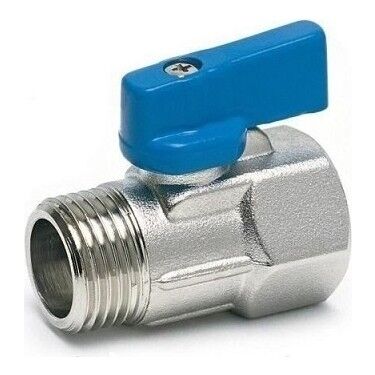 MINI KURESEL VALF MAVI VOLAN ICXDIS 1/2''