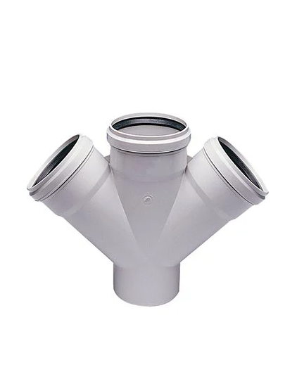 250X125  Kalde  3,2 PVC-U Çift Çatal (45°)