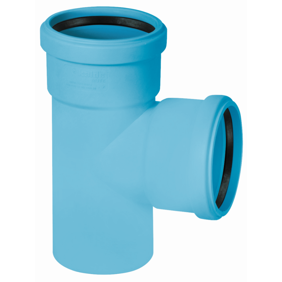 Mute 3K Çatal 87° Ø125x125 (TE ) Mavi